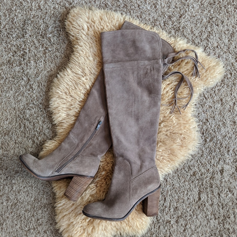 Franco Sarto Over The Knee Boots Suede